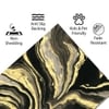 Luxe Home Polyester Cosmic Swirl Carpet – (5x7 Feet, Multicolor, TPR)