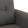 Winston 3 Seater Fabric Sofa (Slate Grey)