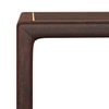Sera Solid Wood Side Table in Mango Walnut Finish