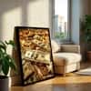 The Castle Decor Luxury Money Wall Art Framed Painting 20x30 Inch