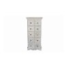 Paulo solid wood chest of drawers in white finish