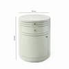 Prestora Wood Side Table in Green Colour