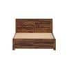 Finn Solid Wood Queen Size Non Storage Bed In Provincial Teak Finish