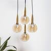 Presidentia Quattro Dual Glass Hanging Cluster Light