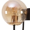 Eliante Modern Wall Lights Mild Steel, Glass & Glass Material Brown,Gold & Champaign Finish