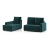 Apollo Sofa (Colour : Malibu, Cushion : Soft, Back Type : High Back, Seating Capacity : Left Aligned 2 Seater + Left Aligned Chaise)