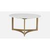 Verona Marble Coffee Table In Gold Finish