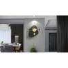 Ahmet Black Metal Wall Clock