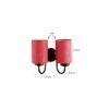 Rayanna Pink Natural Fiber Wall Light