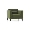 Lewis 1 Seater Fabric Sofa In Moss Green Colour