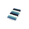 Brooklynn Blue Solid Natural Fiber 24x16 inches Anti-Skid Bath Mat