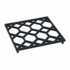 Metalsmith Square Metal Trivet Black Heat Resistant Table Protector