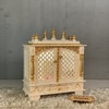 D'Dass Sheesham and Mdf Wooden Home Temple For Pooja Mandir For Home