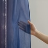 Stoa Paris Sheer Ombre Printed Door Curtain, Aesthetic Curtain with  Light Filtering Balcony,  Set of 1 Parda, Evening Glow - Navy