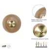 Maloto Amber Luster and Brass Finish Metal Wall Light