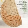 Rattan Egg Single Seater 6 Star Swing Chair Orange