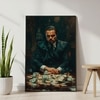 The Castle Decor Finance Motivation Wall Art Framed Painting 20x30 Inch