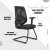 Kepler Brooks Marvel Visitor Chair in Black Colour
