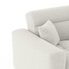 Basso 3 seater Sofa in White Boucle
