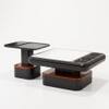 The Eclipse Contemporary Dual Tone MDF Coffee Table and Side Table Set