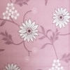 Pink Floral 290 Tc  Cotton Flat  Single Bedsheet With 1 Pilllow Cover