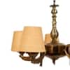 Devansh Solid Wood Electric Wall Light in Orange Colour with Orange Shade Count of 1 Light