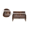Nakshatra 2 Seater Wooden Sofa