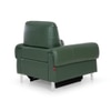 Vivian One Seater Motorized Leather Recliner in Hunter Green Colour