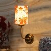 Devansh Metal Electric Wall Light in Gold Colour with Multi Shade Count of 1 Light