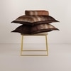 Stoa Paris Super King Size Enriched Cotton Bedsheet with 2 Pillow Covers  Size Golden Savannah