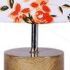 Charlotte Multicolour Natural Fiber Shade Table Lamp with Natural Wooden Base