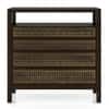 Masai Solid Wood Chest Of Drawers In American Walnut Finish With 2 Tone Finish
