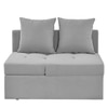 Midora 1 Seater Pull Out Sofa cum Bed  in Grey Colour