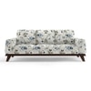 Granada Luxe 3 Seater Fabric Sofa in Adrian Velvet Colour