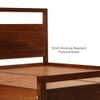 Turner Solid Wood Queen  Size Bed Without Storage (Dark Oak Finish)