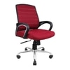 Smart Ergonomic Chair With Breathable Red Mesh Fabric