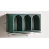 WOODENMOOD Rectangular Wall Rack