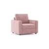 Apollo 1 Seater Fabric Sofa in Desert Rose Colour