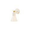 Liam Small White Wall Sconce
