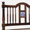Nilaya Sheesham Wood Single Size Non Storage Bed in Provincial Teak Finish