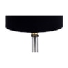 Aliyah Black cotton & solid wood table lamp