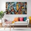 The Castle Decor Brick Lane Graffiti Wall Art Set of 5 27x48 Inch