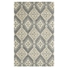 Suzanne Shale Gray Solid Hand-Tufted Wool 8X5 Feet Carpet