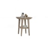 Scandinavian Forres Oak Side Table in Beige Colour