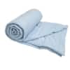 Blue Shade Solid Plan Super Soft Cotton Double Bedquilted Comfoter  250 X 230 Ms