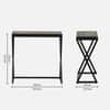 Nugent Sheesham Wood Nest of Tables in Natural Finish by Bohemiana