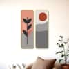 The Castle Decor Modern Boho Botanical Home Wall Art Set of 2 19x27 Inch
