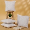 Set Of 5 Burnout Square Cushion Covers