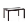 Floyd 6 Seater Dining Table Glass Top With Set Of 6 Alaine Dining Chairs