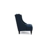Denny Fabric Accent Chair in Blue Colour